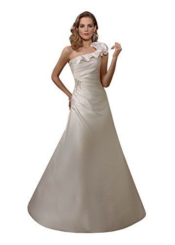 Silver Bride Dress New Mori Lee Voyage 6718 E Shoulder Taffeta Wedding Dress
