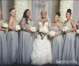 Silver Dresses for Wedding Guests Unique 2018 New Silver Plus Size Bridesmaids Dresses A Line Floor