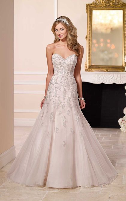 Silver Wedding Dresses Beautiful Strapless Silver Lace Wedding Dresses