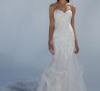 Silver Wedding Dresses Beautiful Style Sweetheart Lace Mermaid Gown with Horsehair Hem