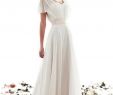 Simple A Line Wedding Dresses Inspirational Lace Up Simple Short Sleeves A Line Vintage Wedding Dress