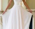 Simple Bridal Dress Beautiful Discount 2019 Boho Beach Wedding Dresses Pleats V Neck Floor Length A Line Sleeveless with Flower Sash Bridal Gowns White Ivory Vestido De Novia