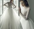 Simple Bridal Dress Unique Bohemian Wedding Dresses 2017 Ersa atelier Long Sleeves