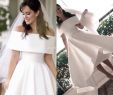 Simple Bride Best Of Discount High Low Simple Wedding Dresses 2019 F Shoulder Tea Length Garden Country Beach Bridal Gowns Vestido De Novia Cheap Plus Size Simple Gown