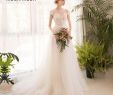 Simple Bride Lovely Long Half Sleeve Lace Wedding Dress High End 2019 Bride