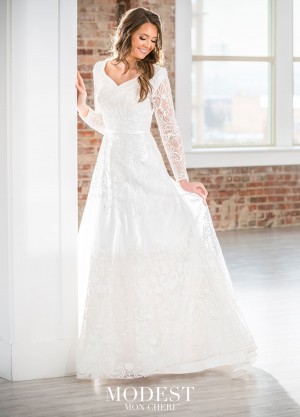 Simple Modest Wedding Dress Luxury Modest Bridal by Mon Cheri