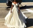 Simple Satin Wedding Dresses Inspirational Discount 2019 Satin Wedding Dresses Simple Style F the