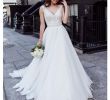 Simple Second Wedding Dresses Unique Discount 2019 Y Deep V Neck Lace top Wedding Dress Beads Sashes Appliques Floor Length Bride Dress Long Train Backless White Ivory Wedding Gown