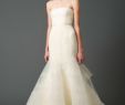 Simple Strapless Wedding Dresses Beautiful Vera Wang