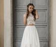 Simple Wedding Dresses for Eloping Luxury Silk and Lace Wedding Separates Bridal Separates 2 Piece