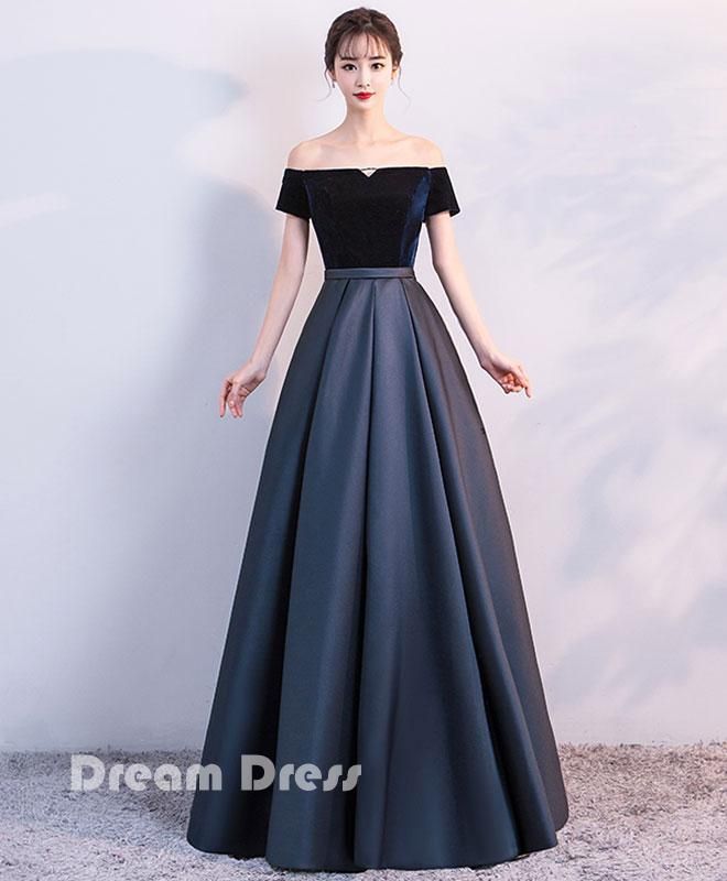 Simple Wedding Dresses Under 100 Elegant Simple Satin Long Prom Dresses formal Dresses Pd