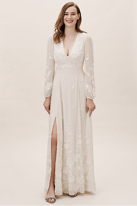 Simple White Dress for Wedding Beautiful Spring Wedding Dresses & Trends for 2020 Bhldn