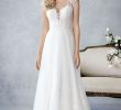 Simple White Wedding Dress Lovely Kenneth Winston Ella Rosa Collection Be435 A Line Wedding