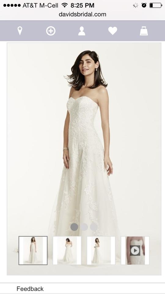 Size 0 Wedding Dress Best Of David S Bridal Champagne Lace Overlay V3587 Traditional Wedding Dress Size 14 L Off Retail