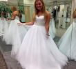 Size 16 Wedding Dress New 9040 2016 A Line with Crystal Beads Tulle Wedding Dress for
