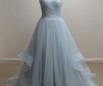 Sky Blue Wedding Dresses Unique A Line Sky Blue organza Long Prom Dress Wedding Dress Am300