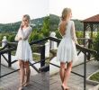 Sleeved Wedding Dresses Luxury 2019 New Short A Line Lace Summer Wedding Dresses Cheap V