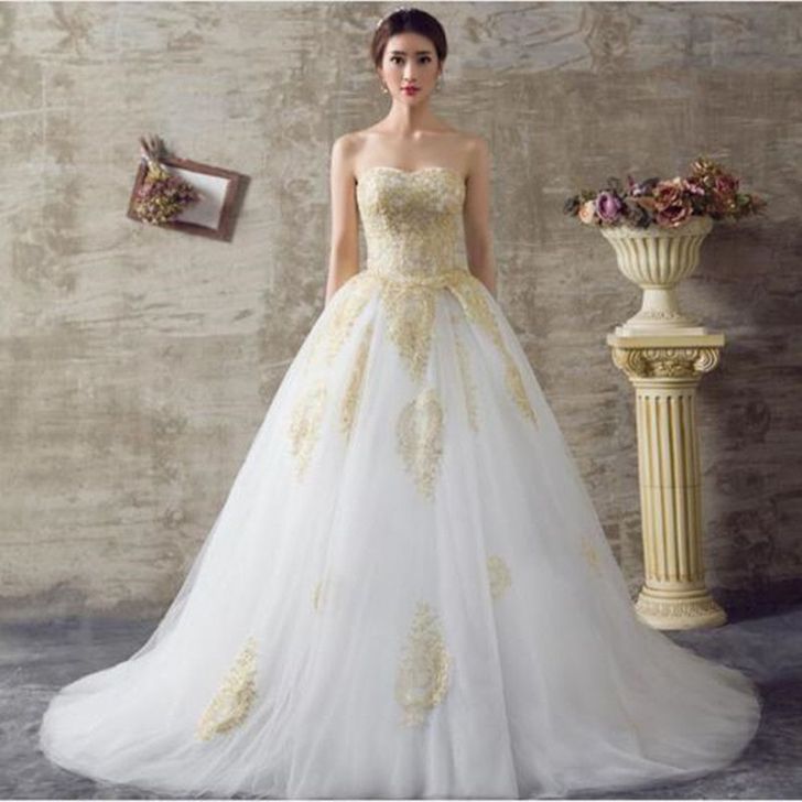 awesome wedding dress design because of s s media cache ak0 pinimg 564x 14 e4 0d golden wedding dresses 728x728