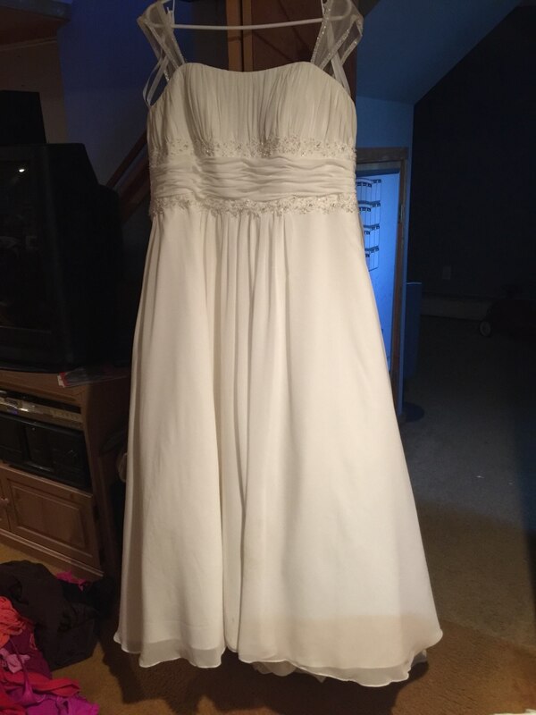 Slinky Wedding Dress Fresh David S Bridal Wedding Gown Size 20