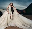 Slip for Wedding Dress Inspirational Saudi Arabia Middle East Datchable Train Slip Lace Wedding Dresses 2018 Saiid Kobeisy Bridal Wedding Gowns