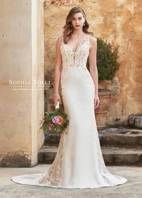 sophia tolli y rayna cutout back bridal gown 01 567