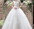 Steaming Wedding Dresses Beautiful 2019 Vestido De Festa White Lace Appliques Ball Gown Wedding Dress Cap Sleeve Crystals Princess Puffy Wedding Gowns Best Selling Princess Ball Gowns