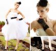 Steaming Wedding Dresses Luxury Black Lace Gauntlets for Punk Rock Wedding Wedding