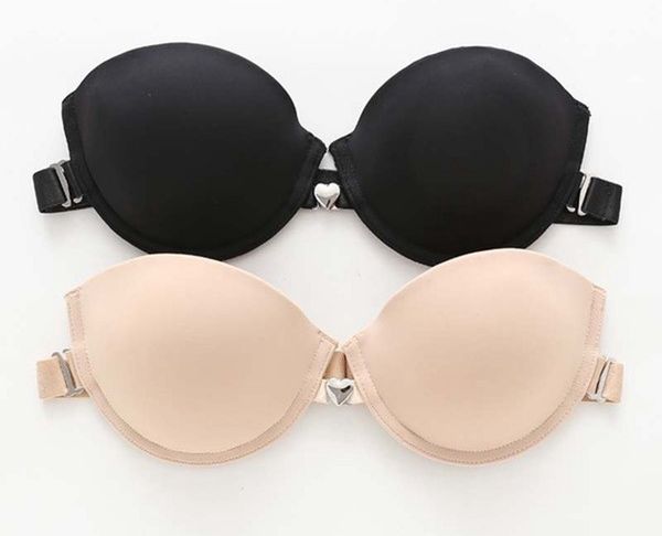 Strapless Bras for Wedding Dresses Unique 2019 1 2 Cup Bras Y Wedding Dress Bralette Bra for Women Seamless Invisible Push Up Bh Femme Front Closure Pushup Strapless From Youerclothing