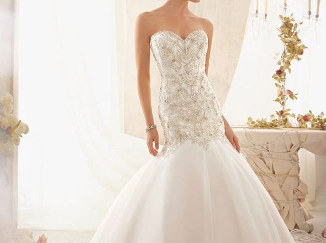 Strapless Fitted Wedding Dresses Awesome Drop Waist Wedding Dress Wedding Dresses In 2019