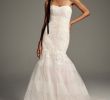 Strapless Mermaid Wedding Dress Lovely White by Vera Wang Wedding Dresses & Gowns