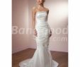 Strapless Mermaid Wedding Dress New Mermaid Strapless Sweep Train Wedding Dress Bridal Gown
