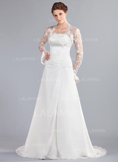 Strapless Wedding Dresses Luxury A Line Princess Strapless Court Train Wedding Dresses with Ruffle Lace Beading