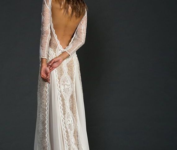 Stretchy Lace Wedding Dress Best Of What A Bombshell 15 Sheer and Illusion Wedding Dresses