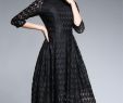 Style Of Dresses Fresh 2019 2019 Black Lace Long Women formal Dresses A Line Street Style Dresses Ankle Length 1 2 Sleeve From Qltrade 2 $35 18