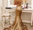 Sue Wong Wedding Dresses Awesome Sparkling Sequined Mermaid evening Dresses Criss Cross Y Back Prom Dresses Long Deep V Neck Maid Of Honor Party Gowns