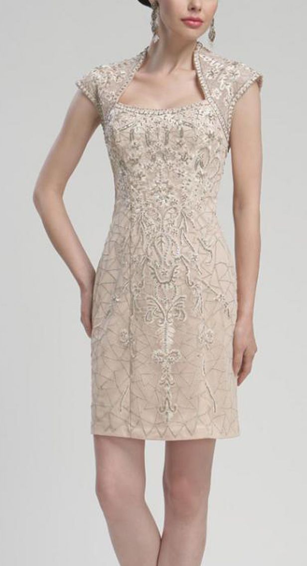 Sue Wong Wedding Dresses Awesome Sue Wong Champagne Embroidered Cocktail Dress N3134