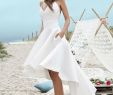 Summer Bridal Dresses Unique Discount Cheap Under $100 Summer Wedding Dresses 2018 A Line Beach Boho Bridal Gowns High Low Backless Spaghetti Straps Holiday Gowns Wedding Dresses