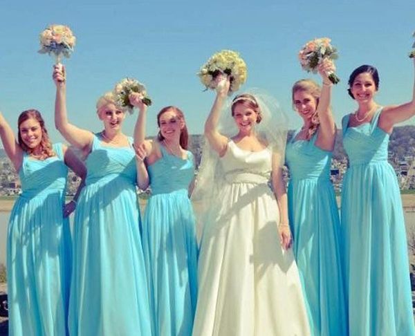Summer Bridesmaid Dresses 2017 Best Of 2017 New Cheap Bridesmaid Dresses Spaghetti Straps Ice Blue Turquoise Chiffon Long Summer Beach for Wedding Guest Dress Maid Honor Gowns F the