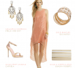 Summer Dresses for Wedding Guests Beautiful Coral and Gold Dress for A Cocktail Hour Wedding Reception