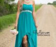 Summer Wedding Guest Dresses 2016 Unique Modest Teal Turquoise Bridesmaid Dresses 2016 Cheap High Low Country Wedding Guest Gowns Under 100 Beaded Chiffon Junior Plus Size Maternity