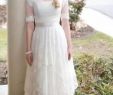 Sundresses for Weddings Best Of Discount Modest Boho Wedding Dresses with Half Sleeves 2019 Country Style Garden Bridal Gowns Lace Tulle Scoop Neck Illusion Wedding Gowns for Brides