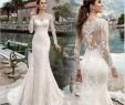 Super Cheap Wedding Dress Luxury 2019 New Design Wedding Dresses V Neck Long Sleeve Lace Appliques Mermaid Bridal Gowns Sweep Train Plus Size Wedding Dress Robe De Mariage