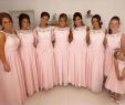 Tangerine Dresses for Wedding Unique 2016 Light Pink Bridesmaid Dresses Sheer Crew Lace Bodice A