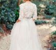 Tank top Wedding Dress Lovely 36 Chic Long Sleeve Wedding Dresses