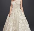 Tank top Wedding Dress Lovely Oleg Cassini Tank Lace Wedding Dress with Beads 8cwg658