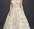 Tank top Wedding Dress Lovely Oleg Cassini Tank Lace Wedding Dress with Beads 8cwg658