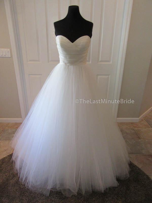 TheLastMinuteBride Tara Keely Bridal Style 2161 Strapless tulle wedding dress IMG 1681