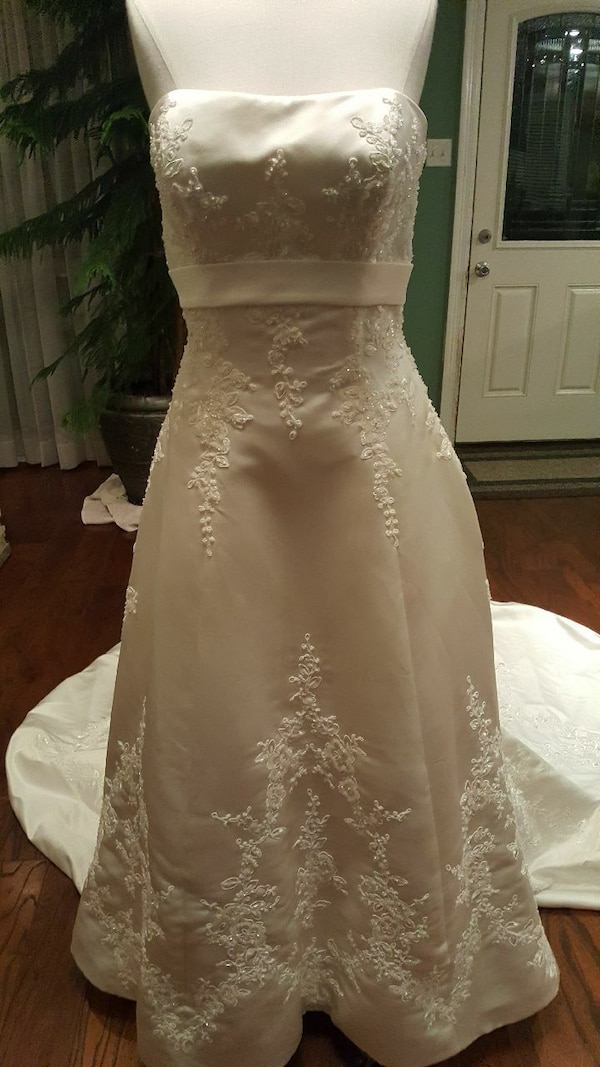 Tb Wedding Dresses Elegant Tb Amazing Satin Wedding Dress