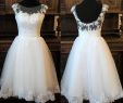 Tea Wedding Dress Beautiful Vintage Inspired Tea Length Wedding Dress with Lace Corset Illusion Neckline Tulle Skirt Lace Wedding Dress Style Of Audrey Hepburn