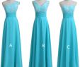 Teal Dresses for Wedding Elegant Turquoise Lace Chiffon Country Long Bridesmaid Dresses 2019 Beach Wedding Party Dresses Lace Up evening Gowns Real Cheap Chiffon